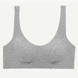 Subset (formerly Knickey) Organic Cotton Scoop Bralette (Grey/Lunar)